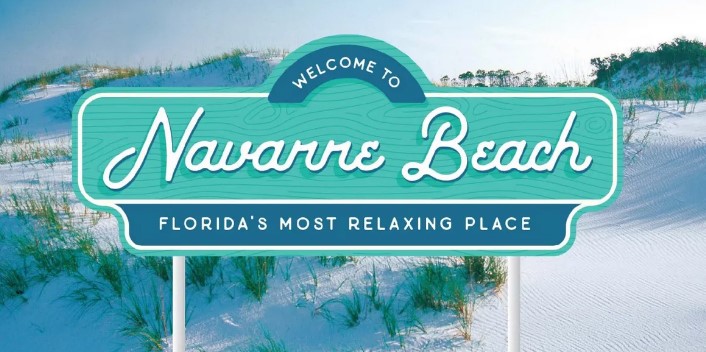 Navarre Beach Sign