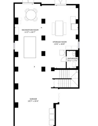 1st Floor - Floor plan of Stella Maris